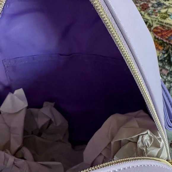 Loungefly Disney Tangled Chibi Rapunzel Mini Backpack Retired NWT 076 - Picture 13 of 14